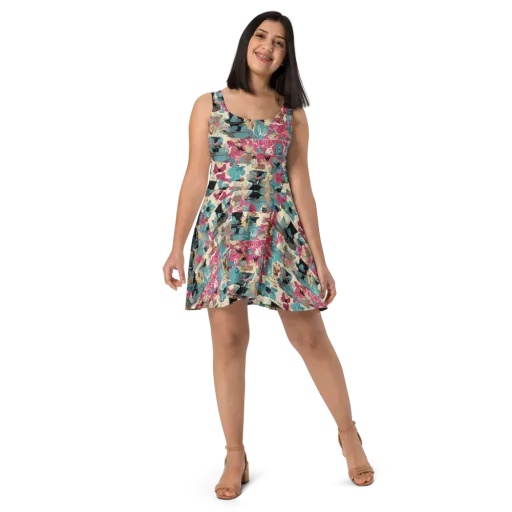 Cabinet of Curiosities on a Skater Dress