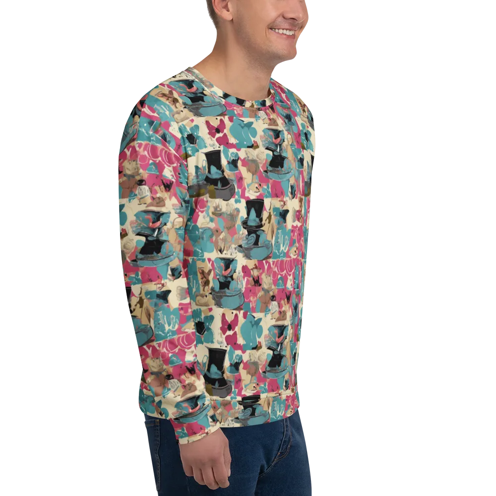 Cabinet of Curiosities on Sweatshirt — Right Front