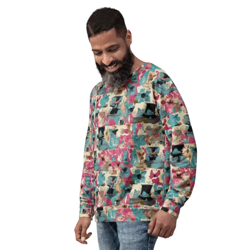 Cabinet of Curiosities on a Sweatshirt