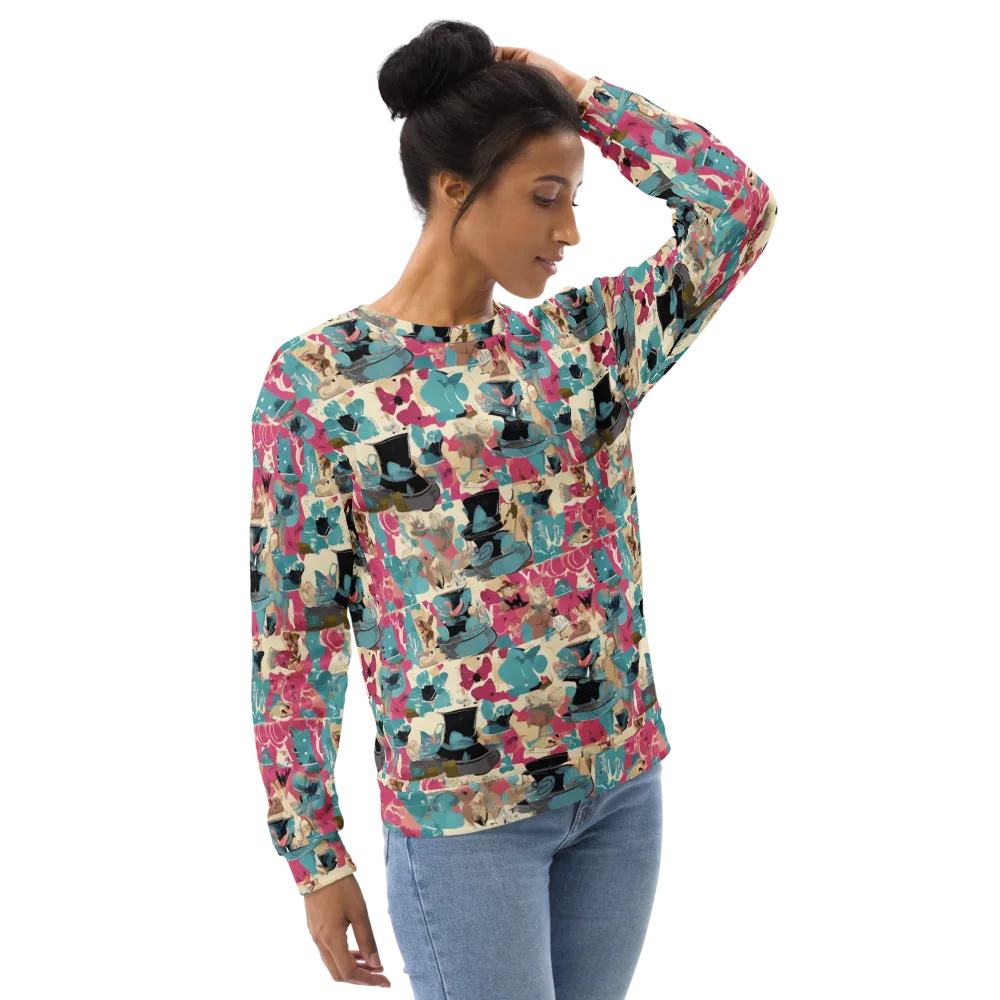 Cabinet of Curiosities on Sweatshirt — Right Front