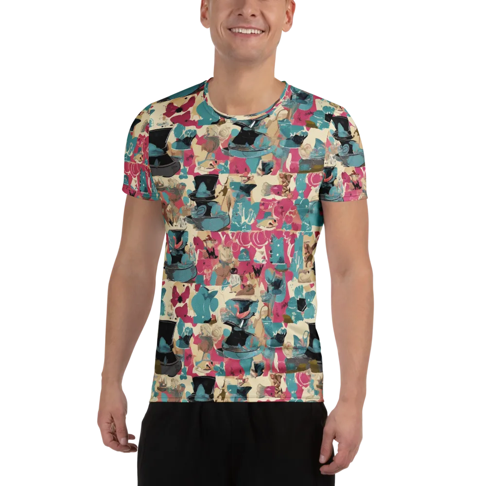 Cabinet of Curiosities on Men's Athletic T-Shirt — Front