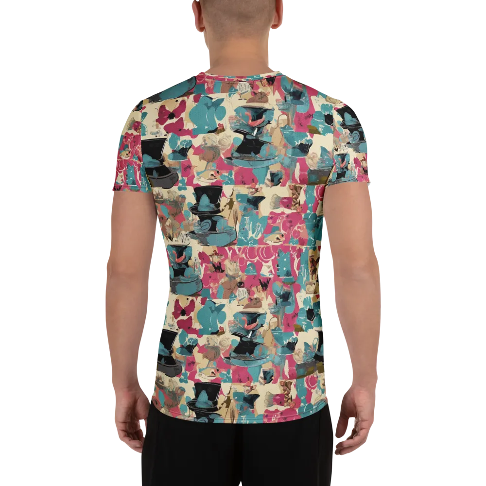 Cabinet of Curiosities on Men's Athletic T-Shirt — Back