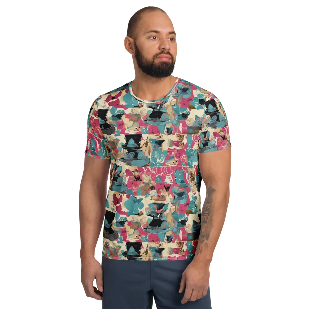 Cabinet of Curiosities on Men's Athletic T-Shirt — Front