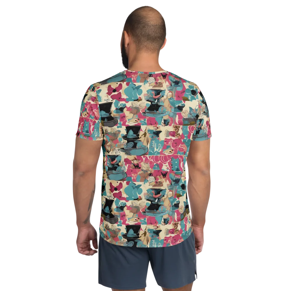 Cabinet of Curiosities on Men's Athletic T-Shirt — Back