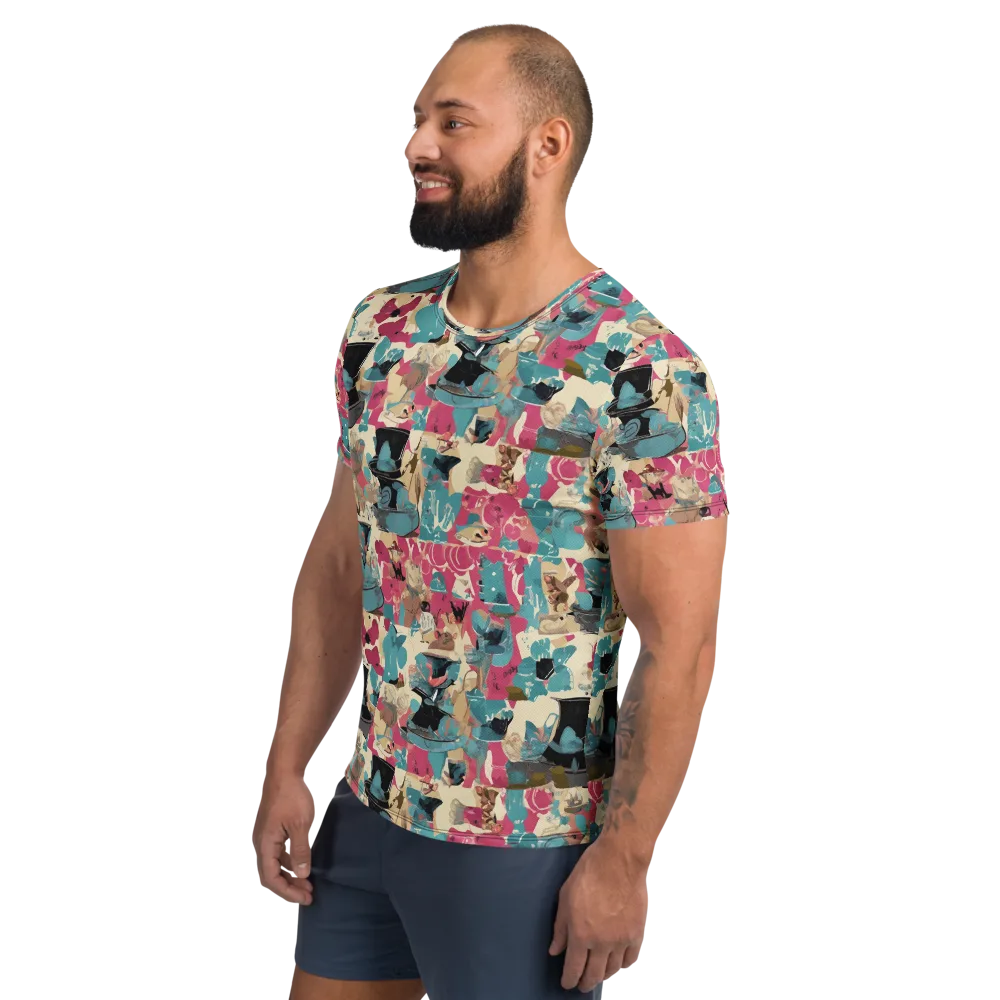 Cabinet of Curiosities on Men's Athletic T-Shirt — Left