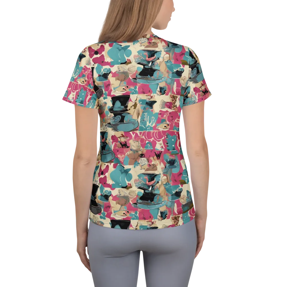 Cabinet of Curiosities on Women's Athletic T-Shirt — Back