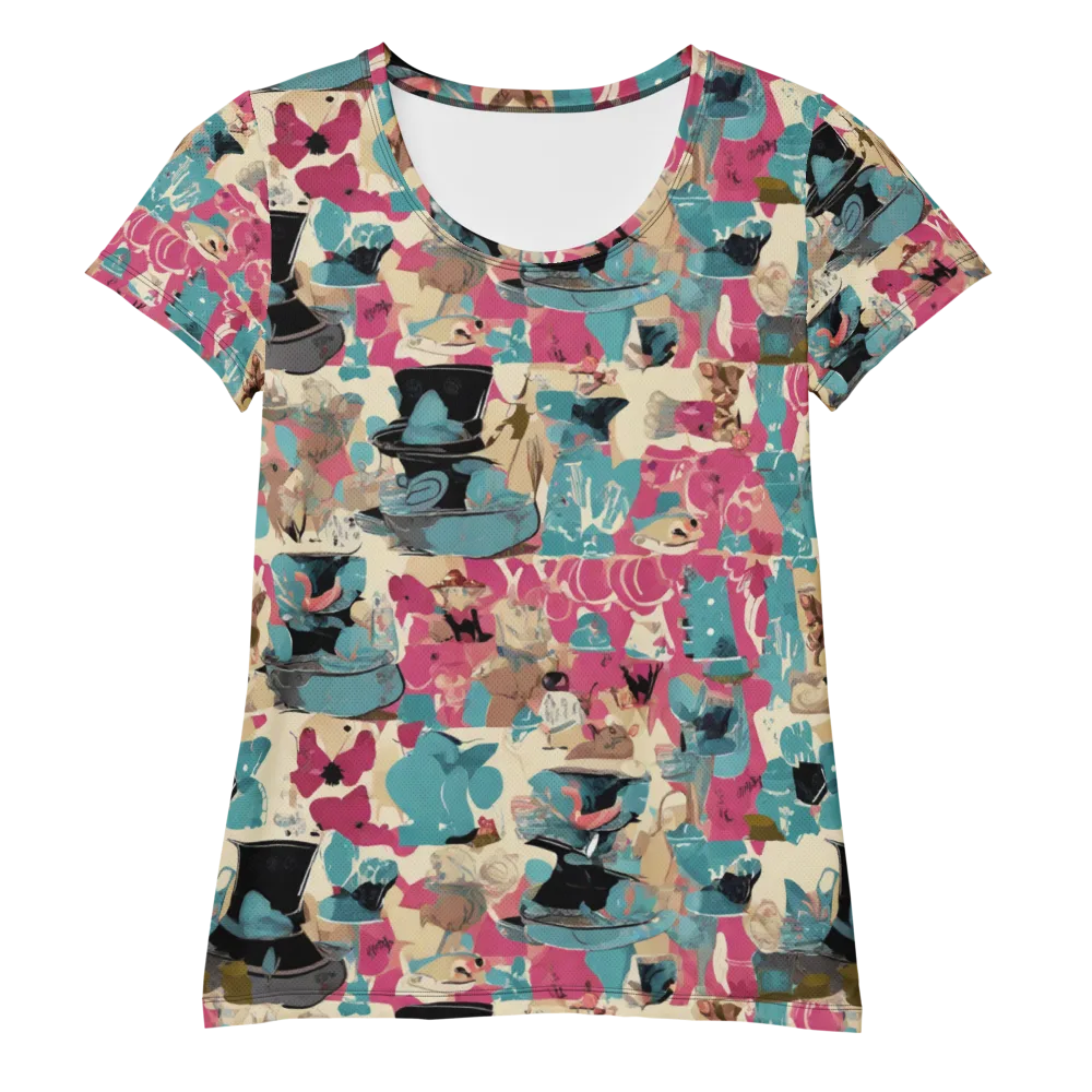 Cabinet of Curiosities on Women's Athletic T-Shirt — Front