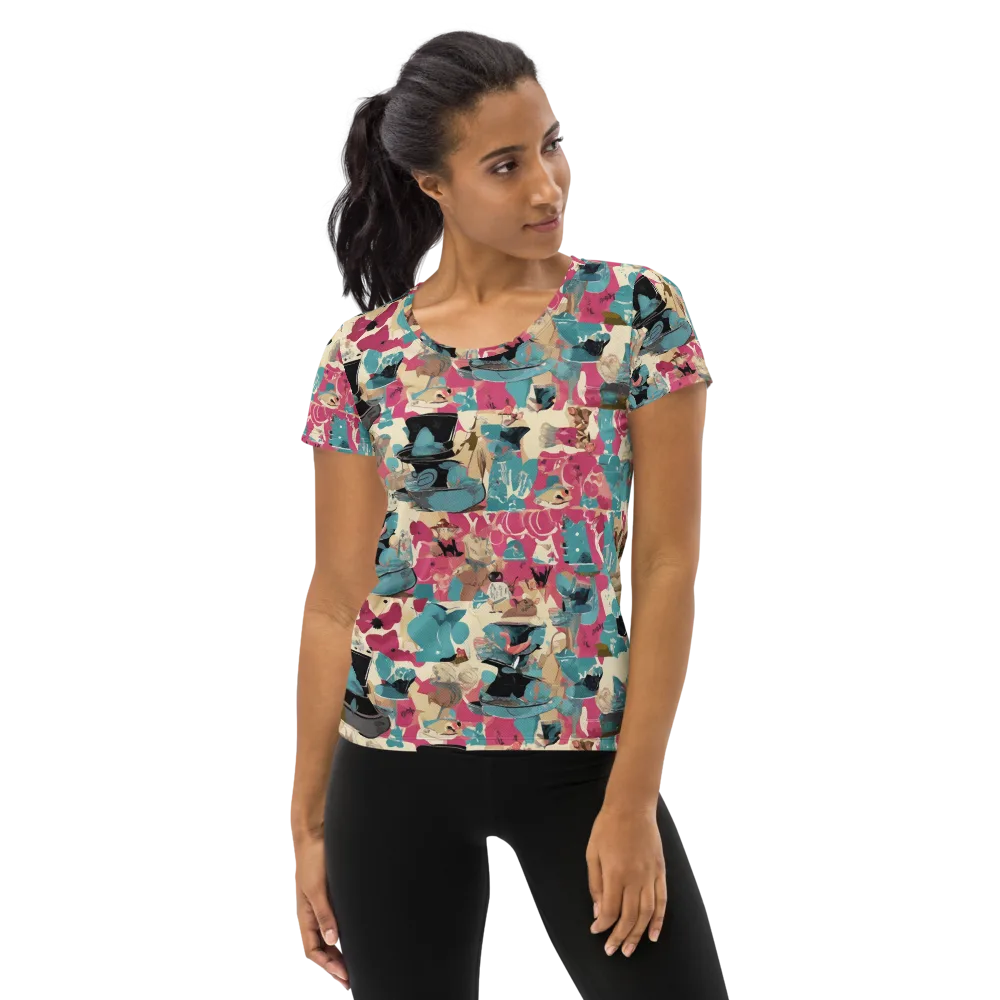 Cabinet of Curiosities on Women's Athletic T-Shirt — Front
