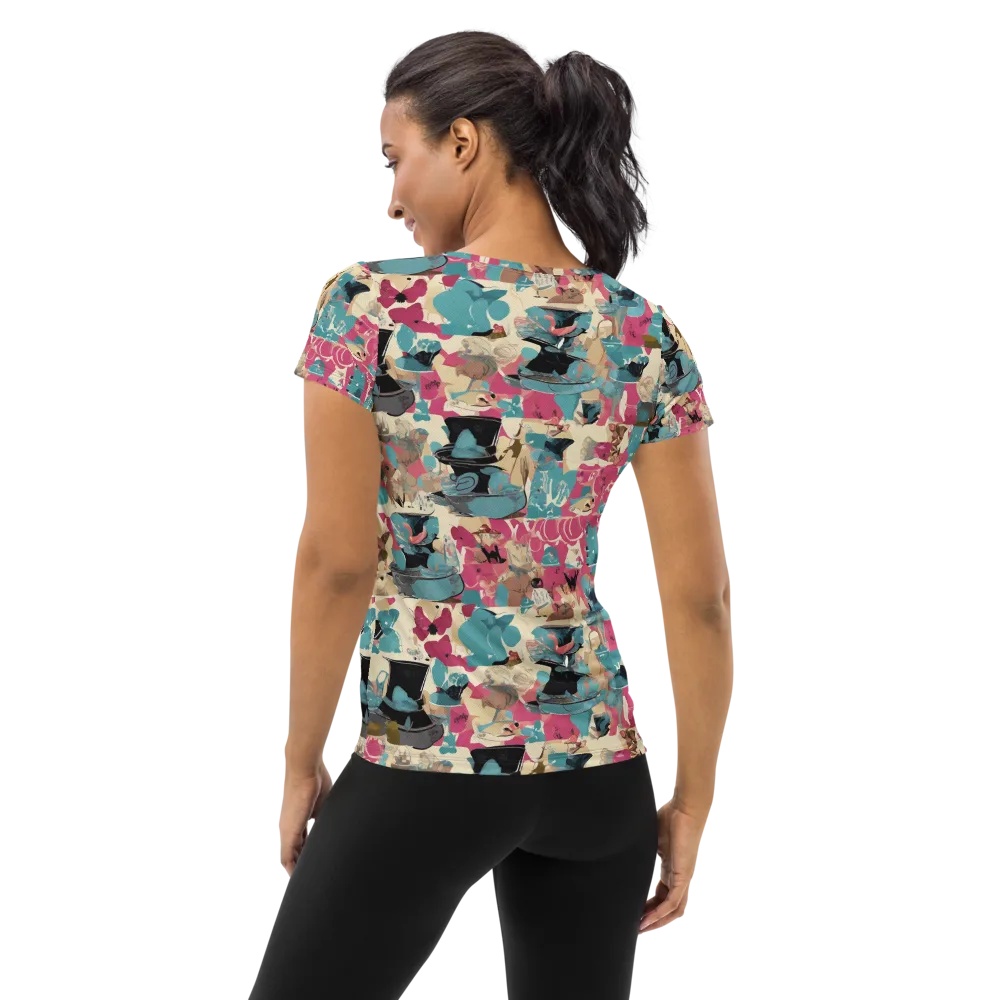 Cabinet of Curiosities on Women's Athletic T-Shirt — Back
