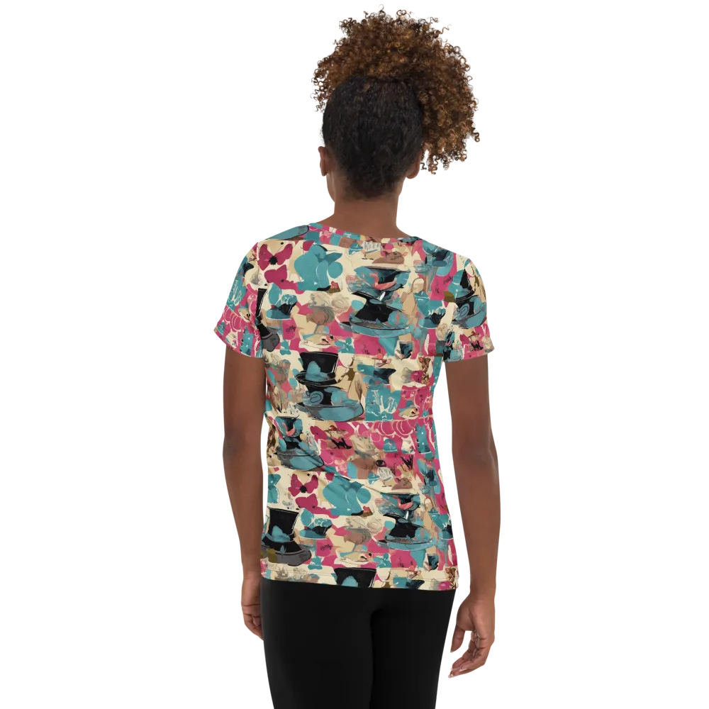 Cabinet of Curiosities on Women's Athletic T-Shirt — Back