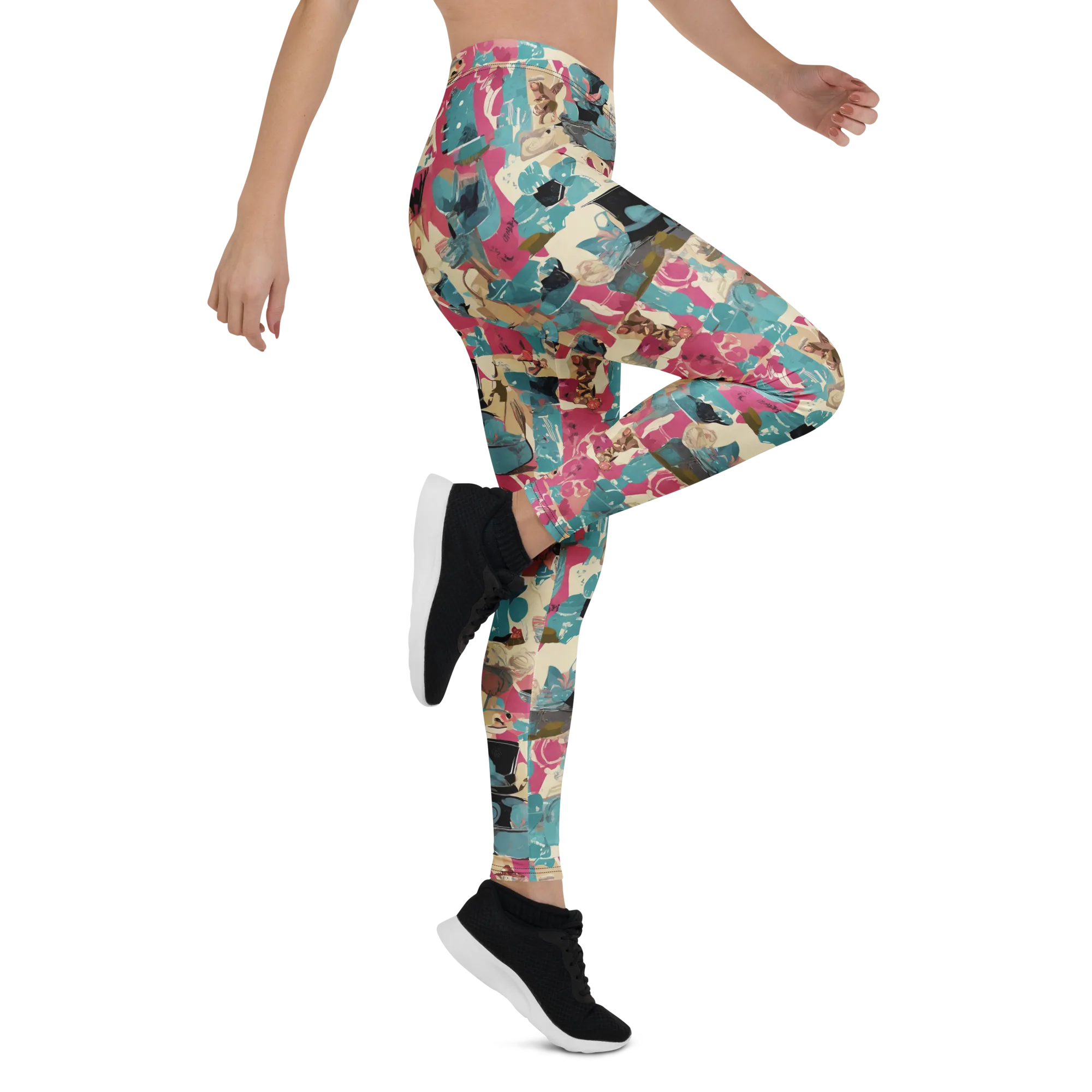 Cabinet of Curiosities on Leggings — Right