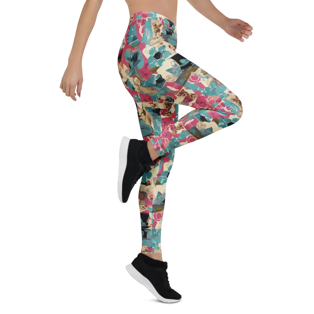 Cabinet of Curiosities on Leggings — Right