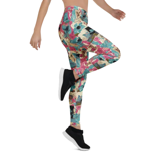 Cabinet of Curiosities on a Leggings