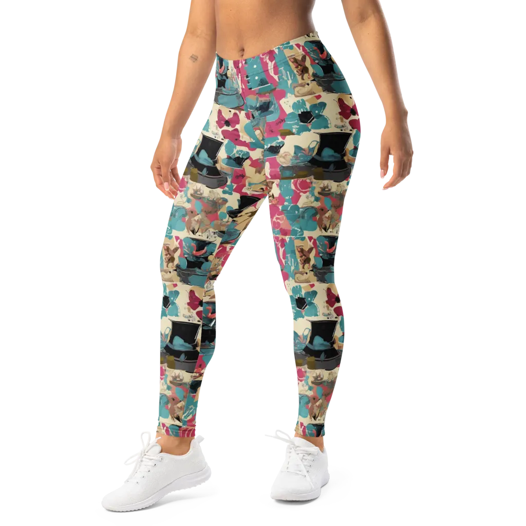 Cabinet of Curiosities on Leggings — Left Front