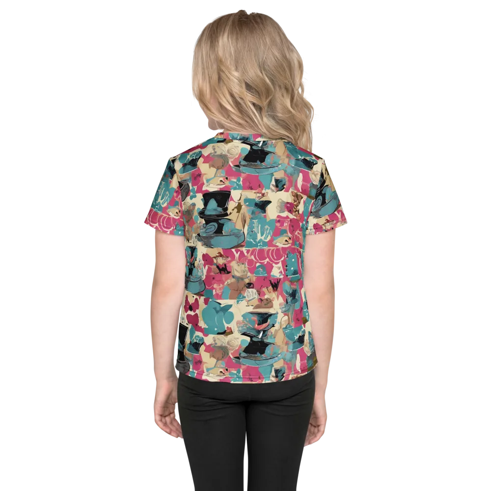Cabinet of Curiosities on Kids Crew Neck T-Shirt — Back