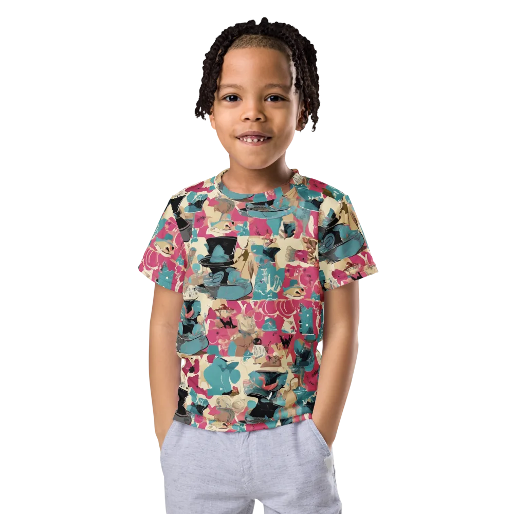 Cabinet of Curiosities on Kids Crew Neck T-Shirt — Front