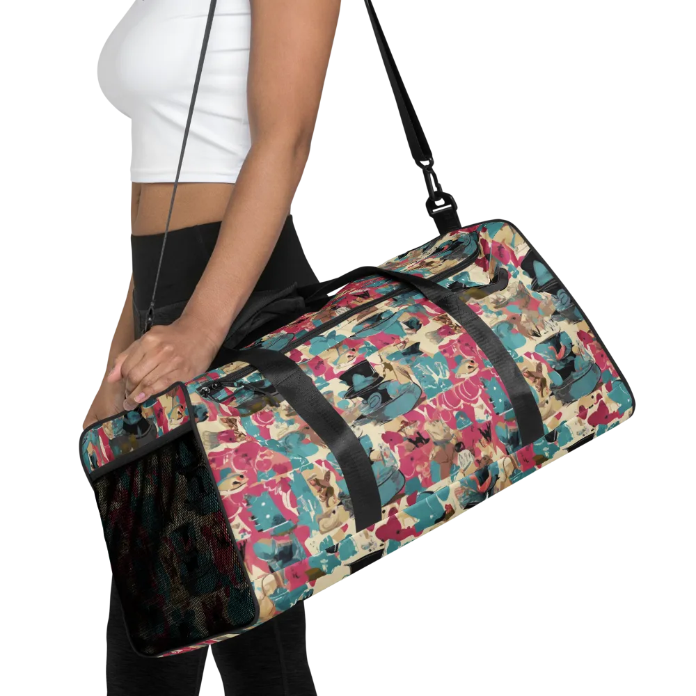 Cabinet of Curiosities on Duffle Bag — Front