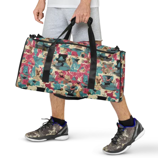 Cabinet of Curiosities on a Duffle Bag