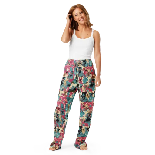 Cabinet of Curiosities on a Women's Pajama Pants