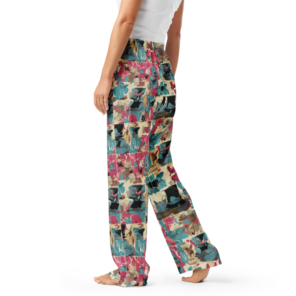 Cabinet of Curiosities on Women's Pajama Pants — Left