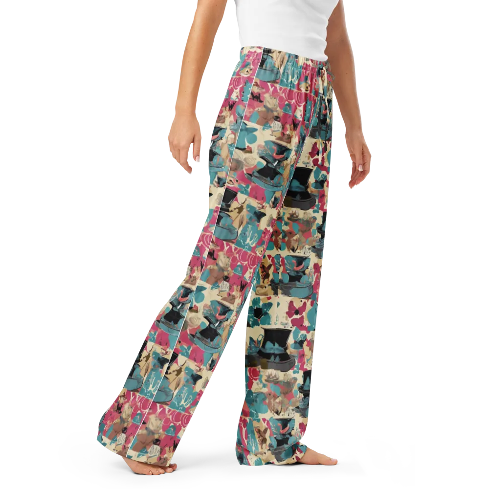 Cabinet of Curiosities on Women's Pajama Pants — Right Front