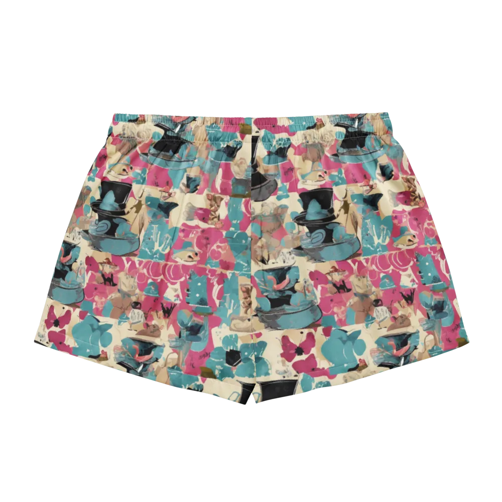 Cabinet of Curiosities on Women's Pajama Shorts — Back