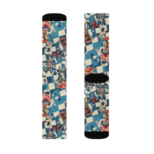 Wonderland Checkmate on a Socks