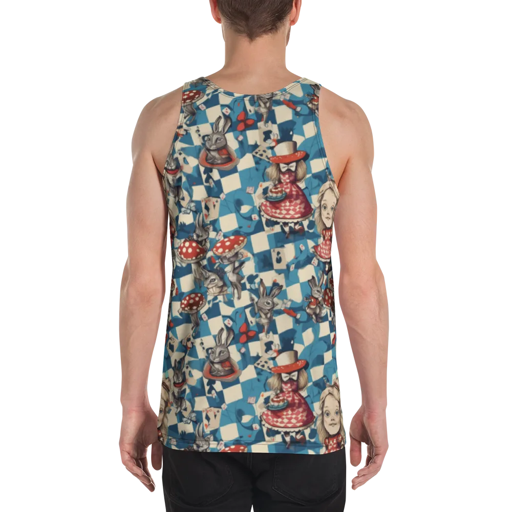 Wonderland Checkmate on Men's Tank Top — Back