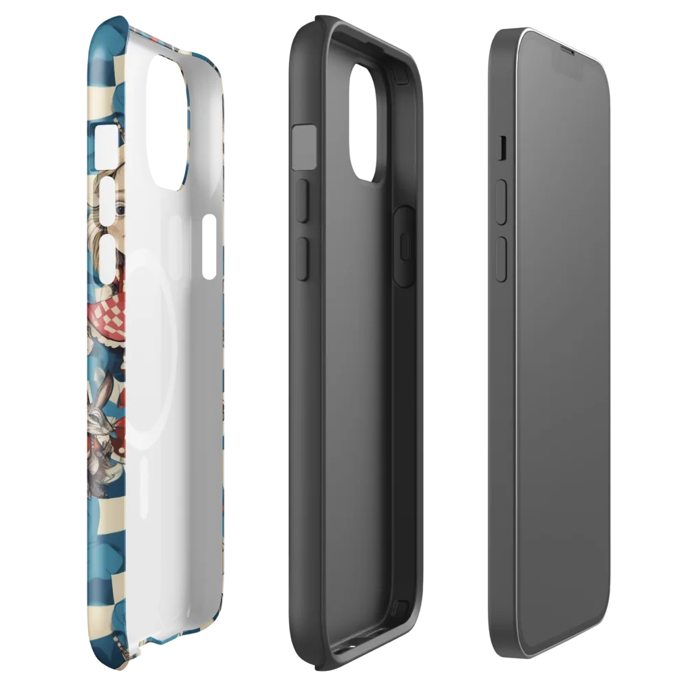 Wonderland Checkmate on MagSafe Tough Case for iPhone® — Front