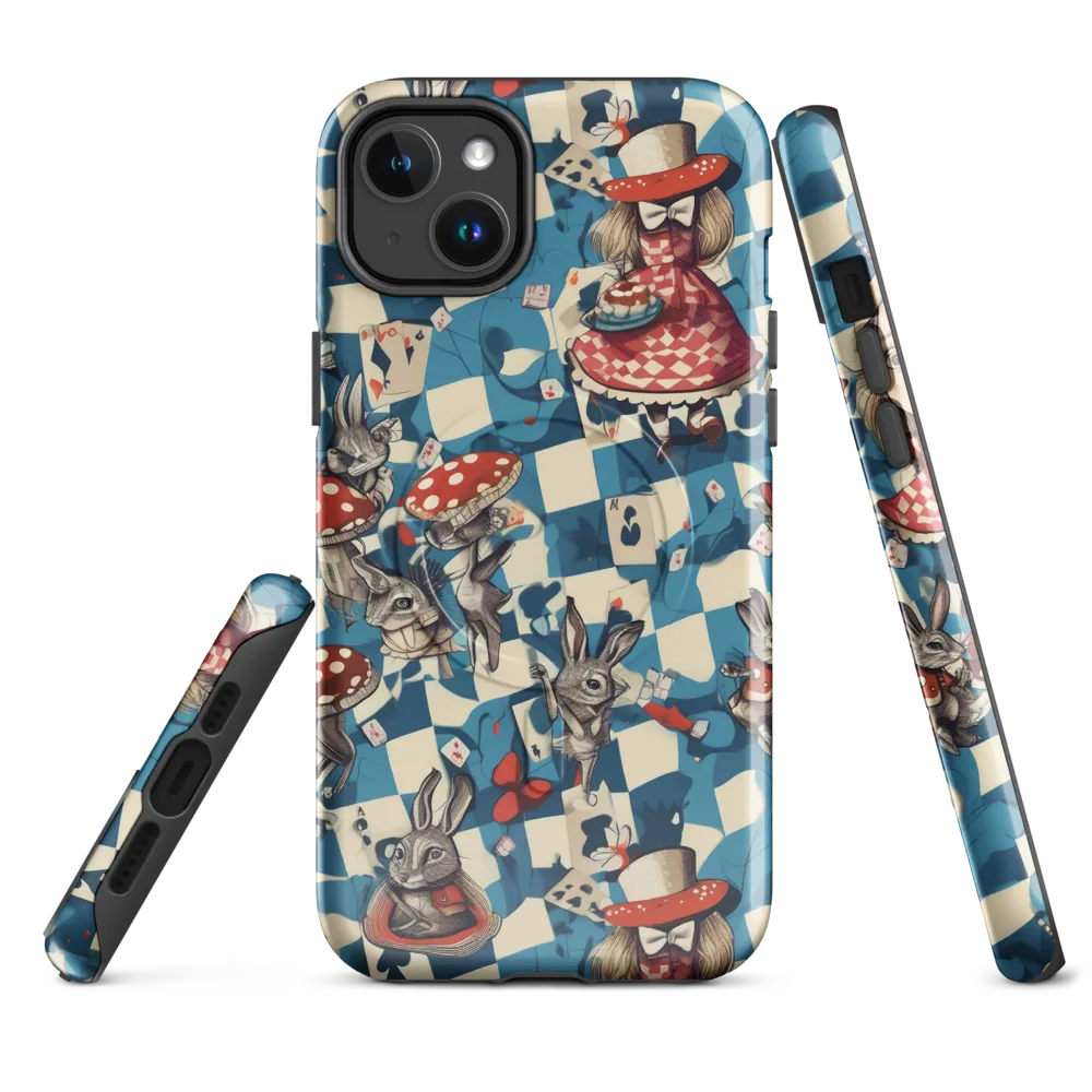 Wonderland Checkmate on MagSafe Tough Case for iPhone® — Front