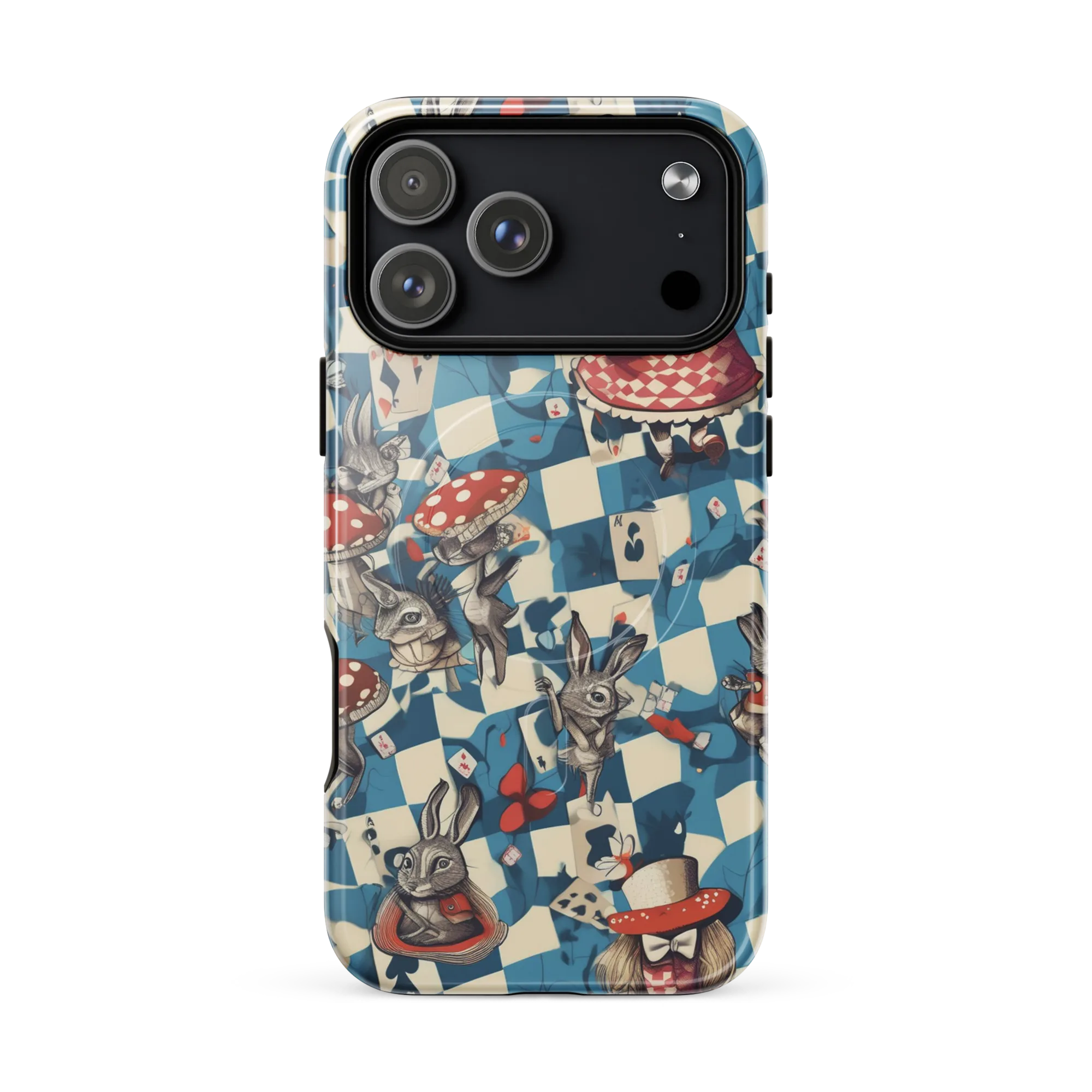 Wonderland Checkmate on MagSafe Tough Case for iPhone® — Front