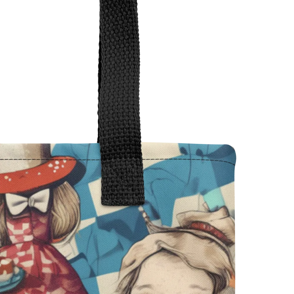 Wonderland Checkmate on Tote Bag — Product details