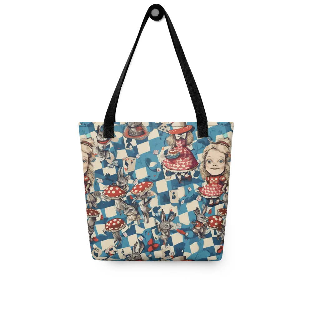 Wonderland Checkmate on Tote Bag — Front