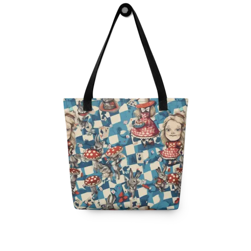Wonderland Checkmate on a Tote Bag