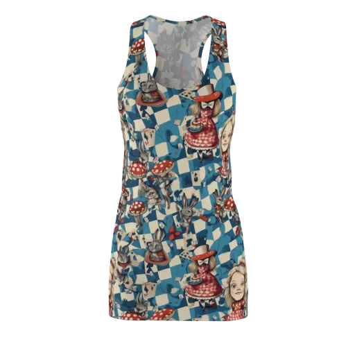 Wonderland Checkmate on a Racerback Dress