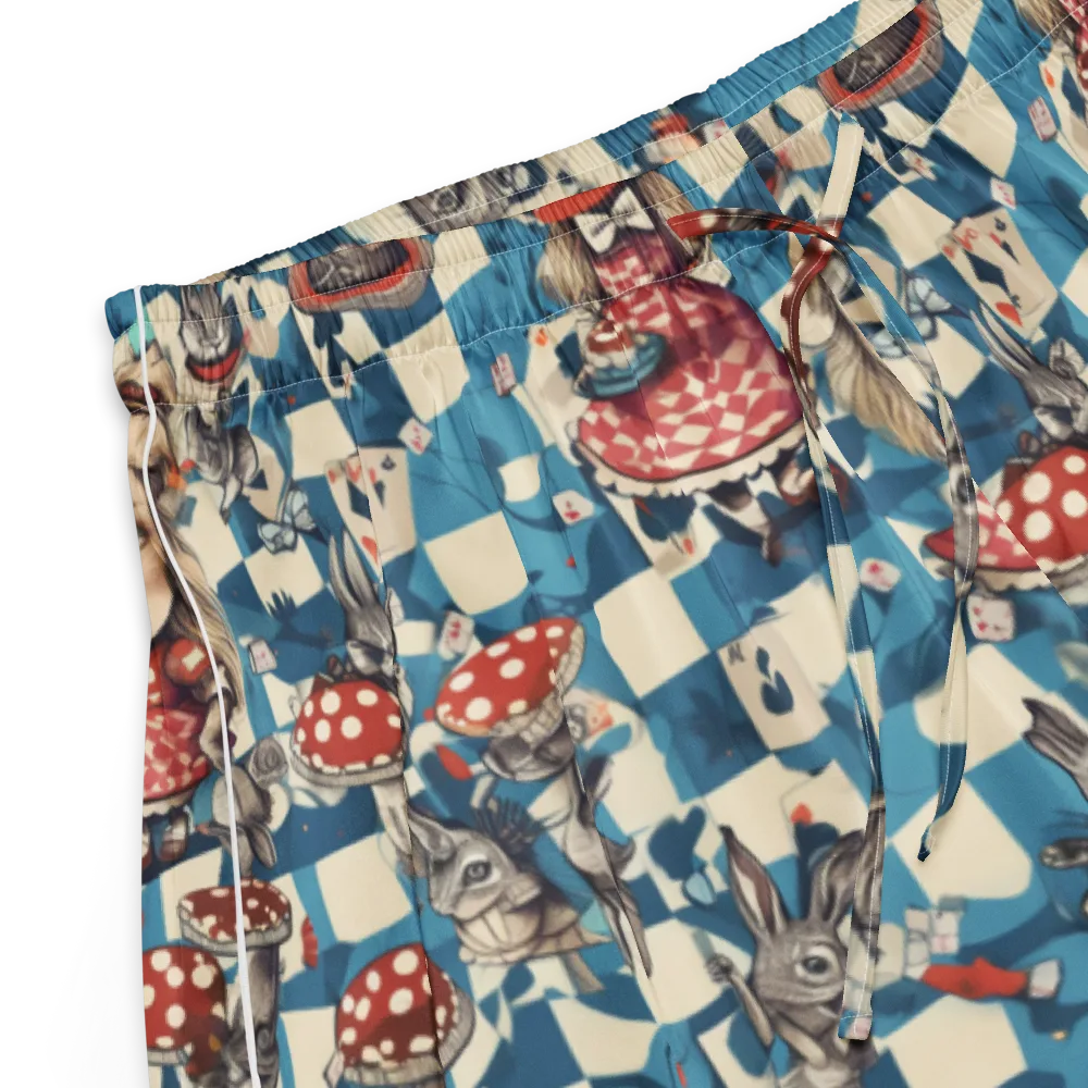 Wonderland Checkmate on Women's Pajama Shorts — Product details