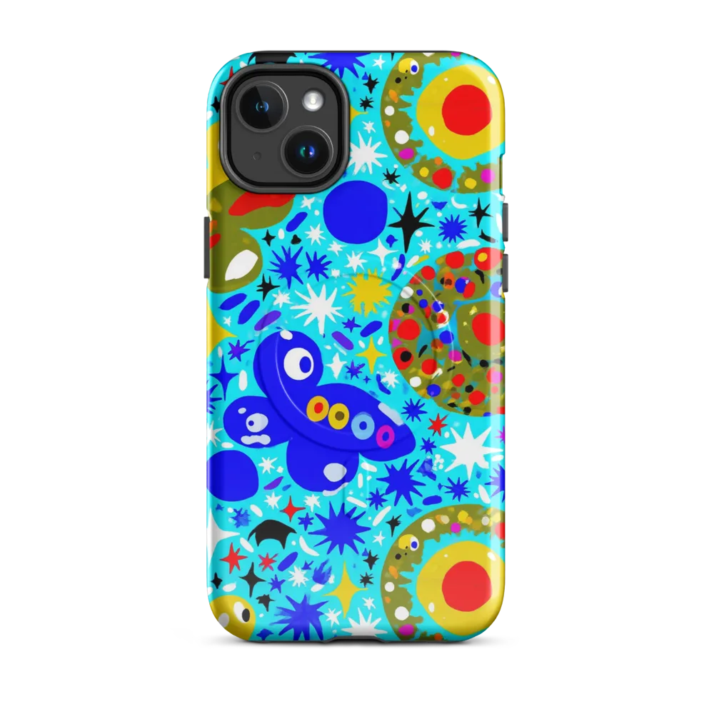 Cosmic Critter Bloom on MagSafe Tough Case for iPhone® — Front