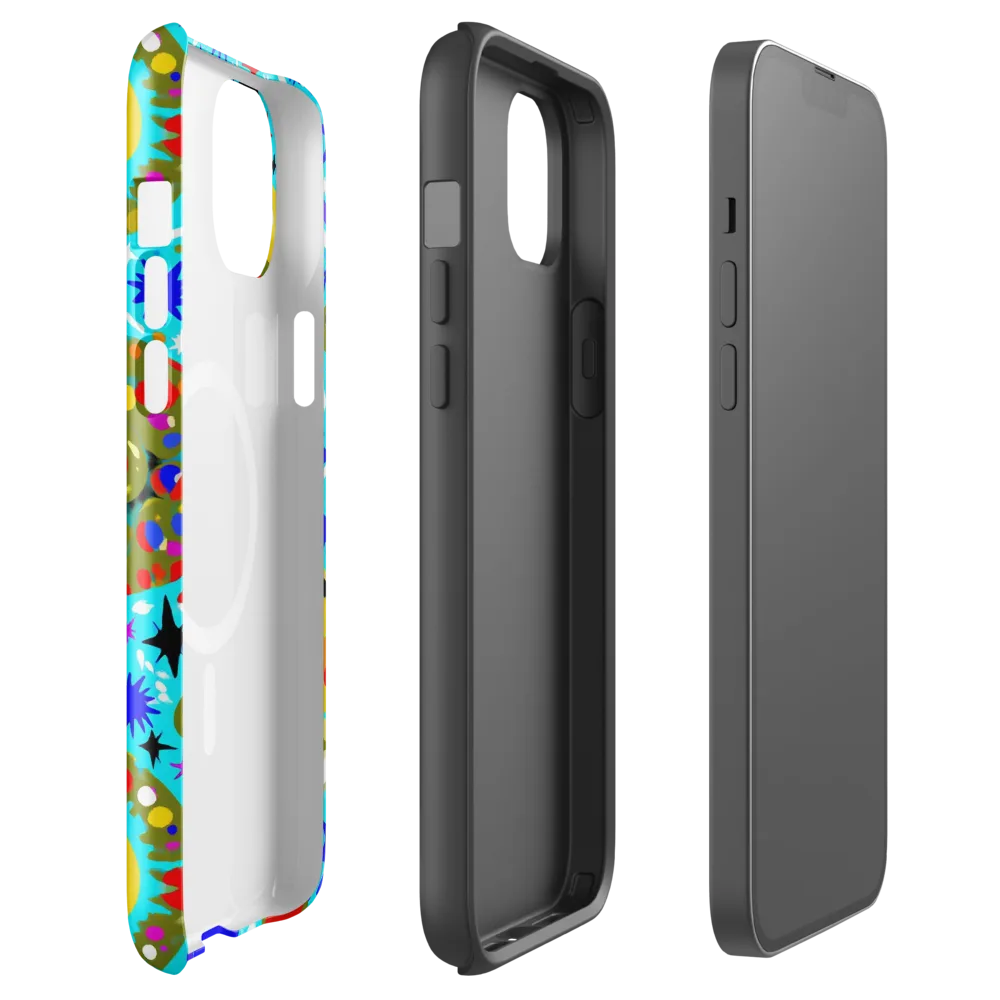 Cosmic Critter Bloom on MagSafe Tough Case for iPhone® — Front