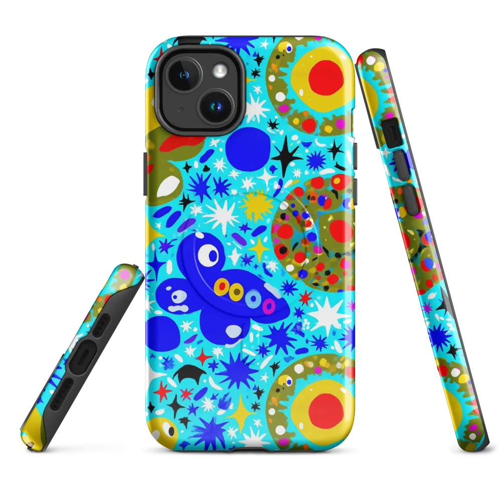 Cosmic Critter Bloom on MagSafe Tough Case for iPhone® — Front