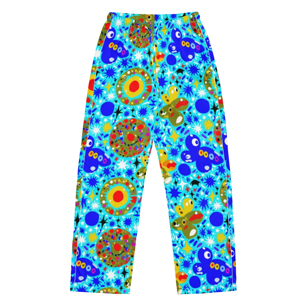 Cosmic Critter Bloom on Women's Pajama Pants — Front