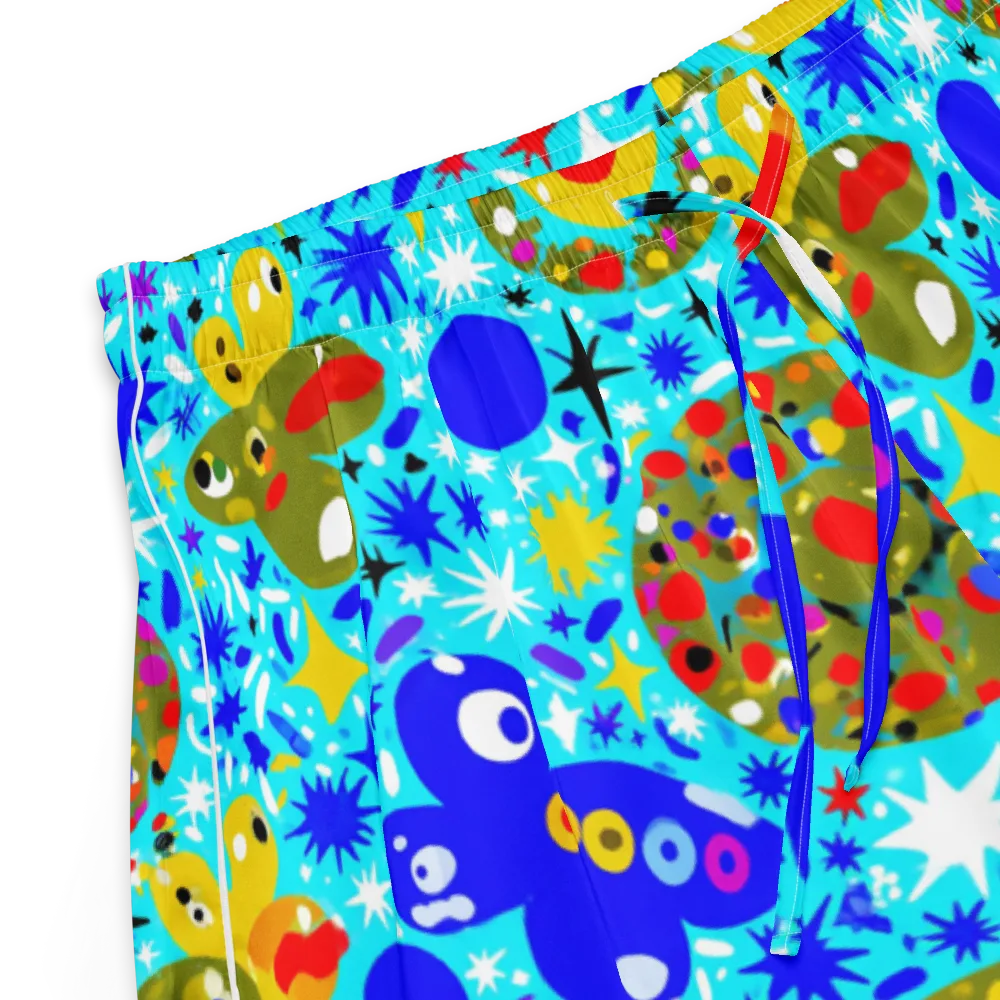 Cosmic Critter Bloom on Women's Pajama Shorts — Product details