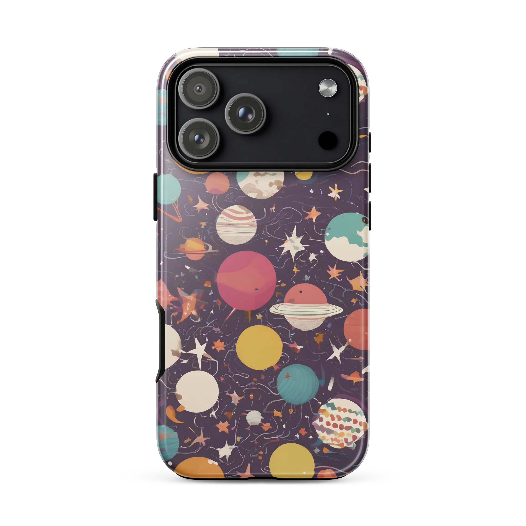 Saturn After Dark on Tough Case for iPhone® — Front