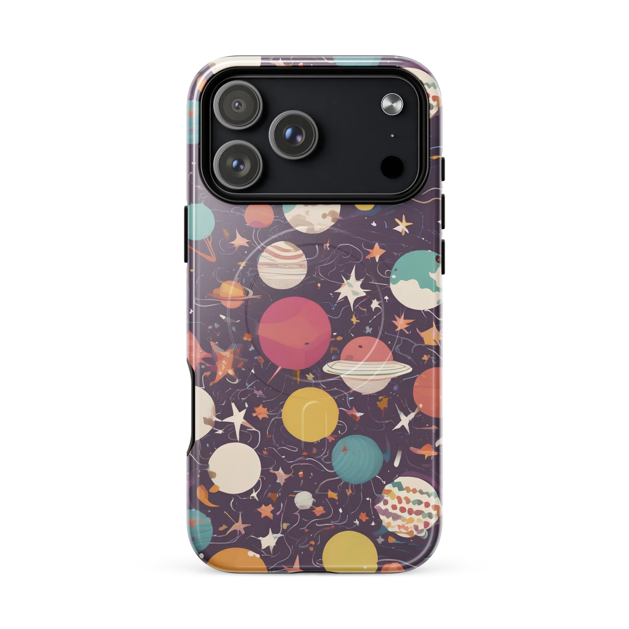 Saturn After Dark on MagSafe Tough Case for iPhone® — Front