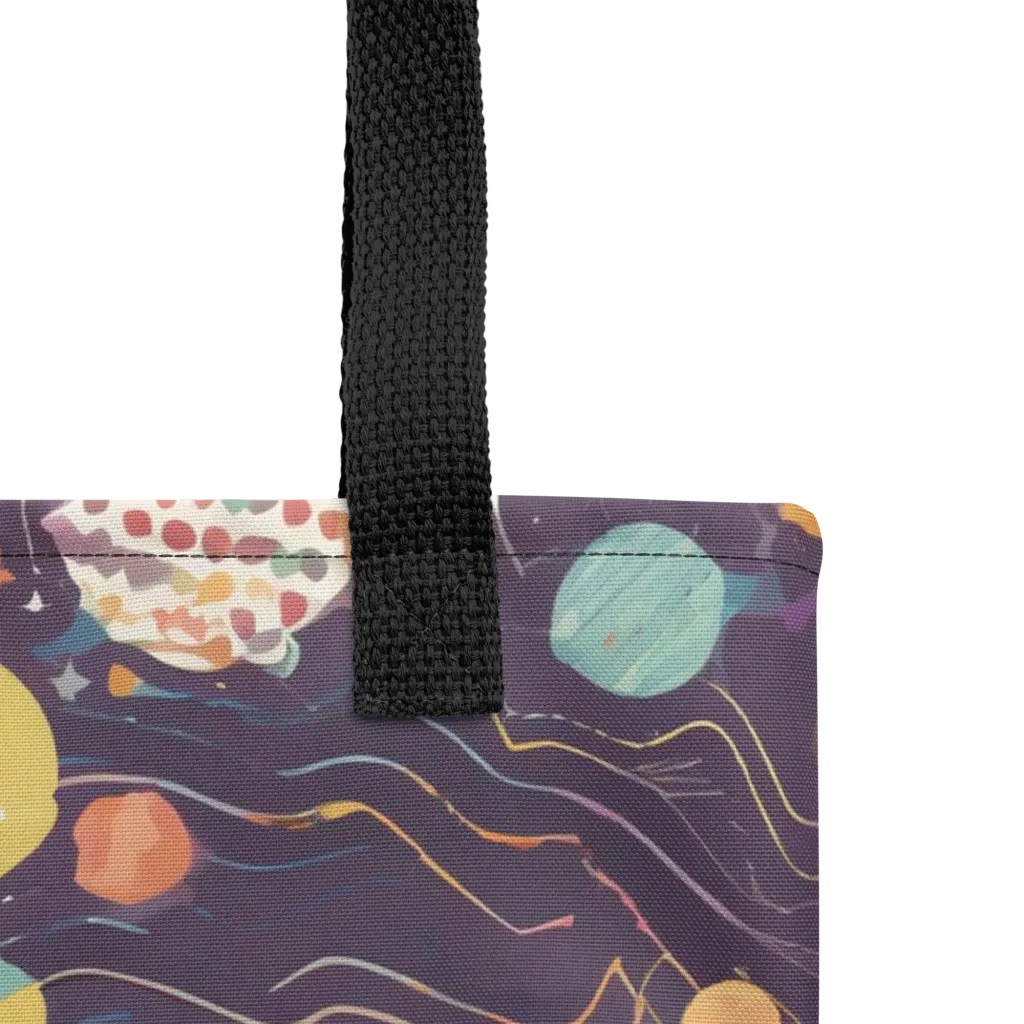 Saturn After Dark on Tote Bag — Product details
