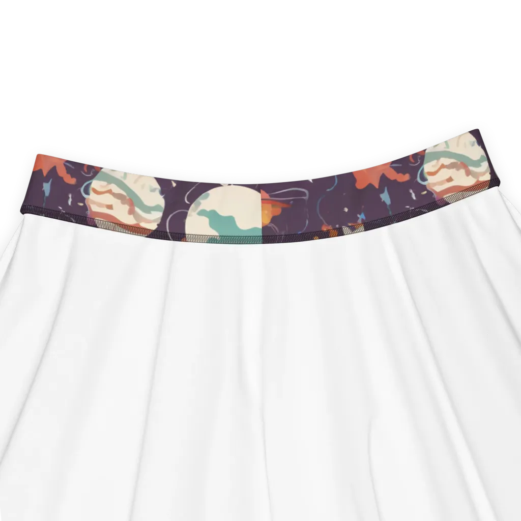 Saturn After Dark on Skater Skirt — Product details