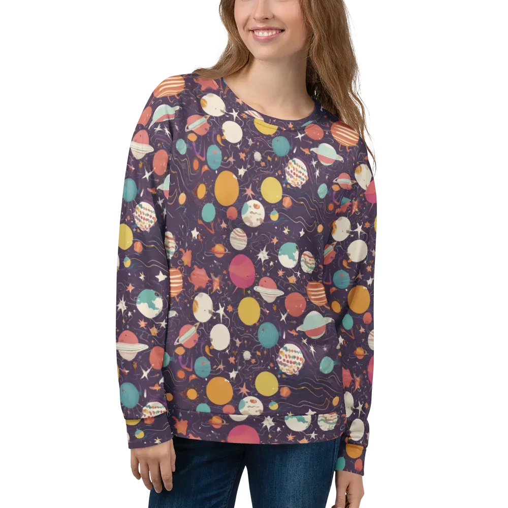 Saturn After Dark on Sweatshirt — Front