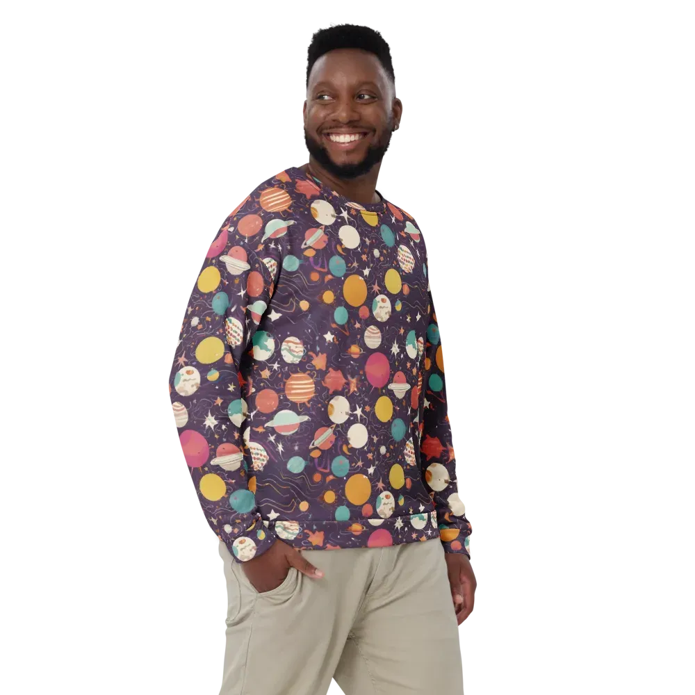 Saturn After Dark on Sweatshirt — Front