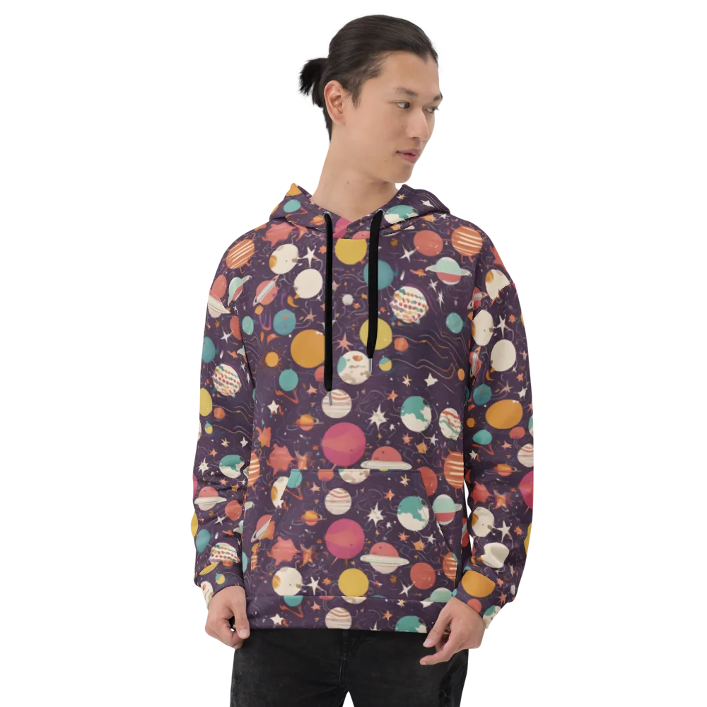 Saturn After Dark on Hoodie — Front