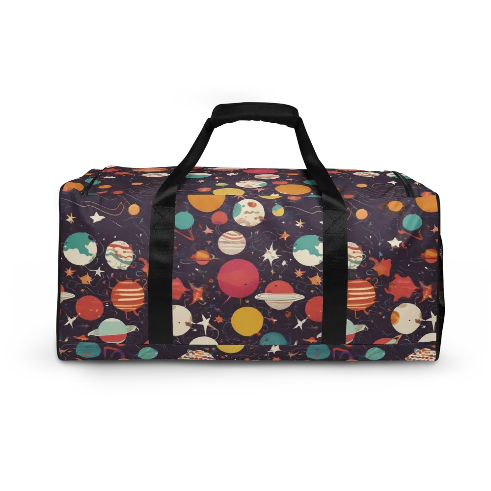 Saturn After Dark on Duffle Bag — Back