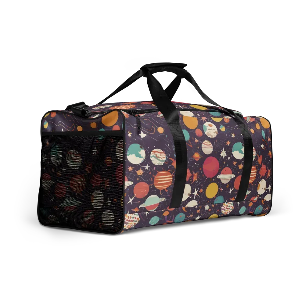 Saturn After Dark on Duffle Bag — Right Front